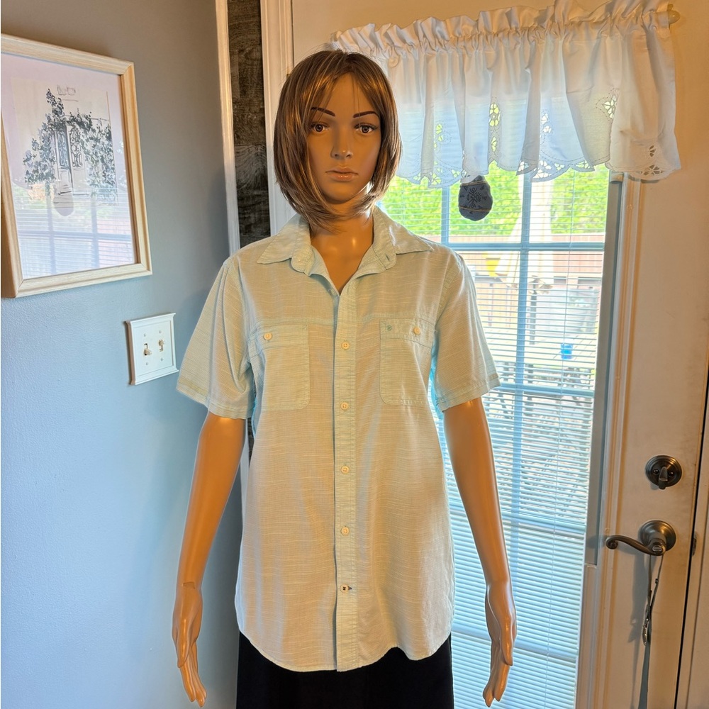 Izod Saltwalter Relaxed Classic Shirt SZ SM
